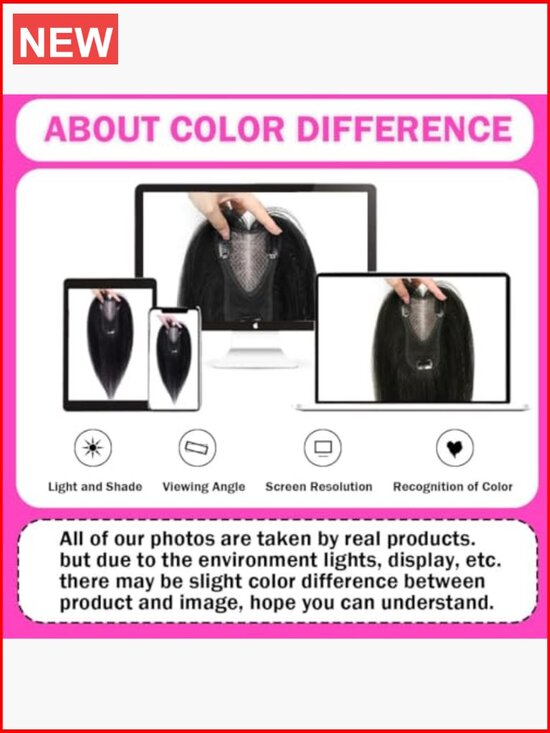Real Human Hair 360° Clip In Hair Topper Handmade Swiss Lace Base Top Extension main image 5